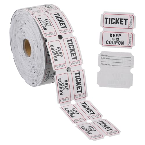 NOLITOY Bunte Aktivitäts losrolle Raffle Tickets für Gewinnspiele Verlosung Eintrittskarten Partyveranstaltungen und Veranstaltungen NOLITOY Bunte Aktivitäts losrolle Raffle Tickets für Gewinnspiele Verlosung Eintrittskarten Partyveranstaltungen und Veranstaltungen von NOLITOY
