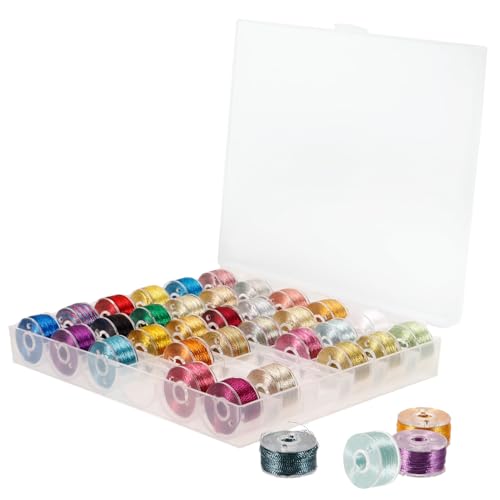 NOLITOY Buntes Stickgarn Gold silber Fäden Verschleißfestes Handarbeitsgarn für DIY Stickerei Multifunktionales Nähgarn für Handwerk Armbänder Basteln Geschenkideen NOLITOY Buntes Stickgarn Gold silber Fäden Verschleißfestes Handarbeitsgarn für DIY Stickerei Multifunktionales Nähgarn für Handwerk Armbänder Basteln Geschenkideen von NOLITOY