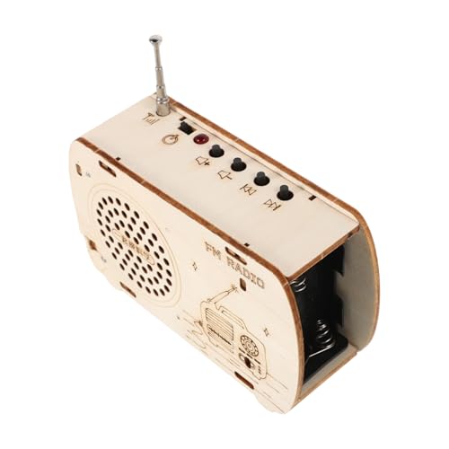 NOLITOY DIY Holzbausatz Radio Bausatz Elektronik Lernspielzeug Stem Experiment Wissenschaftliches Experimentierkasten Kreatives Bastelset für Jungen Mädchen Geschenk NOLITOY DIY Holzbausatz Radio Bausatz Elektronik Lernspielzeug Stem Experiment Wissenschaftliches Experimentierkasten Kreatives Bastelset für Jungen Mädchen Geschenk von NOLITOY