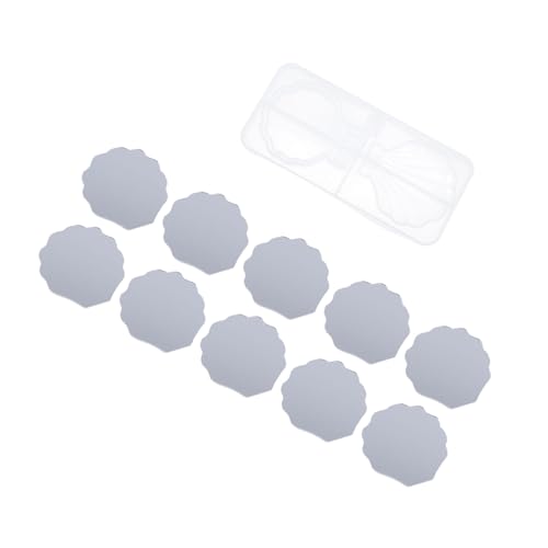 NOLITOY DIY Silikonform für Makeup Spiegel mit Muschelspiegel und Silikon gießform Umweltfreundlich Langlebig für Handarbeit und Kreative Bastelprojekte Zuhause oder Schule von NOLITOY