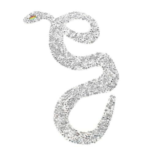 NOLITOY Decorative Snake Shaped Iron Patch Stylish Garment Accessory für Kleidung Jeans und DIY Projekte Langlebig und Einfach Anzubringen von NOLITOY