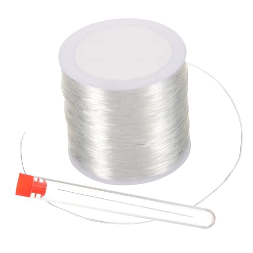 NOLITOY Elastisches Perlenband mit Kristallfaden und Perlnadeln Langlebiges DIY Schmuckbastelzubehör für Armbänder Einfache Handhabung Schnelles Auffädeln für Bead Crafting NOLITOY Elastisches Perlenband mit Kristallfaden und Perlnadeln Langlebiges DIY Schmuckbastelzubehör für Armbänder Einfache Handhabung Schnelles Auffädeln für Bead Crafting von NOLITOY