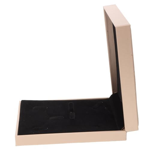 NOLITOY Elegante Schmuckbox aus Pu Material mit Schutzfunktion Kleine Schmuckverpackung für Ringe Anhänger und Halsketten Tragbare Aufbewahrung Champagnerfarbenes für Stilvolle NOLITOY Elegante Schmuckbox aus Pu Material mit Schutzfunktion Kleine Schmuckverpackung für Ringe Anhänger und Halsketten Tragbare Aufbewahrung Champagnerfarbenes für Stilvolle von NOLITOY