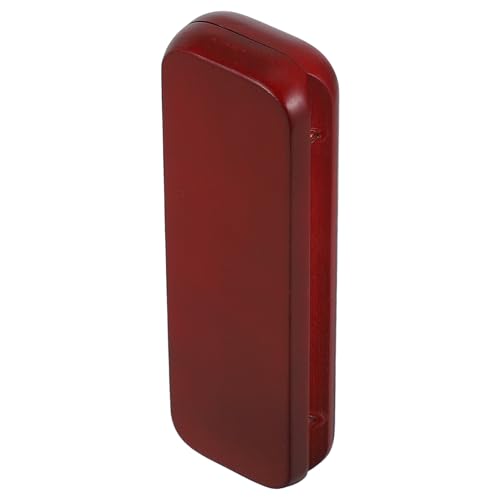 NOLITOY Eleganter Roter Füllfederhalter Halter mit Zwei Fächern für Büro Zuhause Stilvolle Holzschatulle mit Glatter Oberfläche und Natürlichem Material NOLITOY Eleganter Roter Füllfederhalter Halter mit Zwei Fächern für Büro Zuhause Stilvolle Holzschatulle mit Glatter Oberfläche und Natürlichem Material von NOLITOY