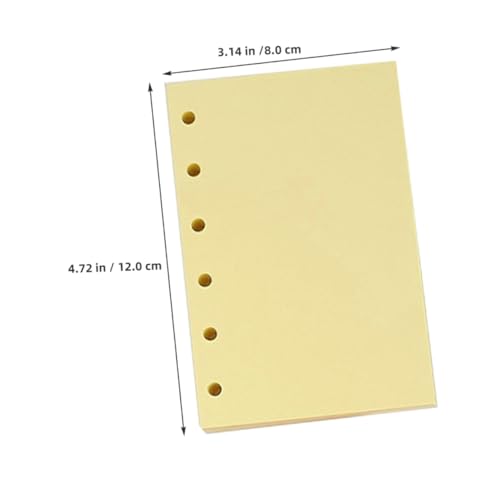 NOLITOY Farbig Liniertes Lochpapier Nachfüllset Kompatibel Vielseitig für Ringordner Planer Langlebig Farbige Einlagen Einfach Ersetzbar für Schule und Büro NOLITOY Farbig Liniertes Lochpapier Nachfüllset Kompatibel Vielseitig für Ringordner Planer Langlebig Farbige Einlagen Einfach Ersetzbar für Schule und Büro von NOLITOY