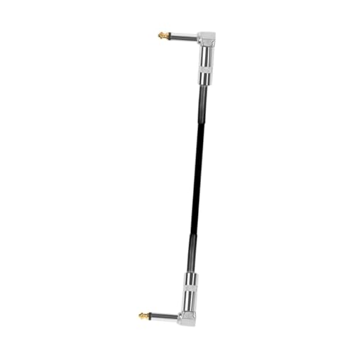 NOLITOY Gitarren Patchkabel mit Geräuschreduzierendem Design Langlebiges PVC Material Gewinkelte Metallstecker Stabiles Audioverbindungskabel für Effektpedale Kompatibel mit Gitarren und NOLITOY Gitarren Patchkabel mit Geräuschreduzierendem Design Langlebiges PVC Material Gewinkelte Metallstecker Stabiles Audioverbindungskabel für Effektpedale Kompatibel mit Gitarren und von NOLITOY