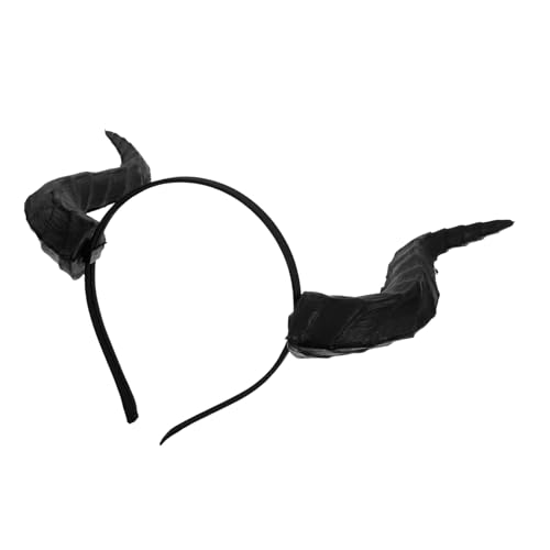 NOLITOY Gothic Dragon Horns Headband Cosplay Haarreif Komfortabel Verstellbar Halloween Teufel Kostüm Party Karneval Mardi Gras Zubehör NOLITOY Gothic Dragon Horns Headband Cosplay Haarreif Komfortabel Verstellbar Halloween Teufel Kostüm Party Karneval Mardi Gras Zubehör von NOLITOY