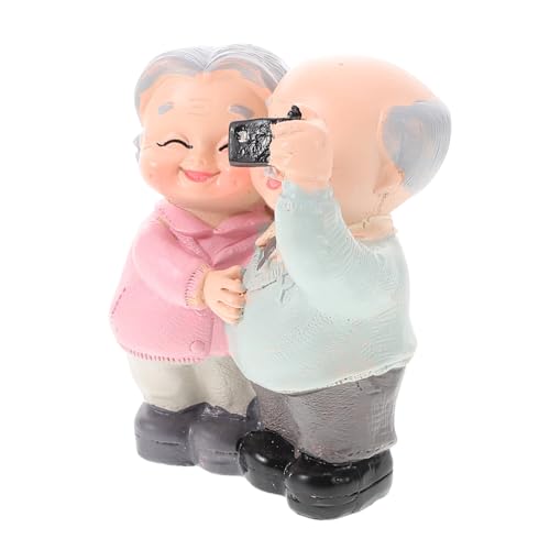 NOLITOY Großeltern Figuren aus Harz für Hochzeiten Valentinstag und Feiern Tortenfigur für Geburtstage und Jubiläen Liebevolle Dekoration für Zuhause NOLITOY Großeltern Figuren aus Harz für Hochzeiten Valentinstag und Feiern Tortenfigur für Geburtstage und Jubiläen Liebevolle Dekoration für Zuhause von NOLITOY