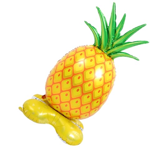 NOLITOY Großer Stehender Ananas Folienballon Partydeko Sommer Hawaii Motto Kindergeburtstag Strand Innen Außen Geeignet von NOLITOY