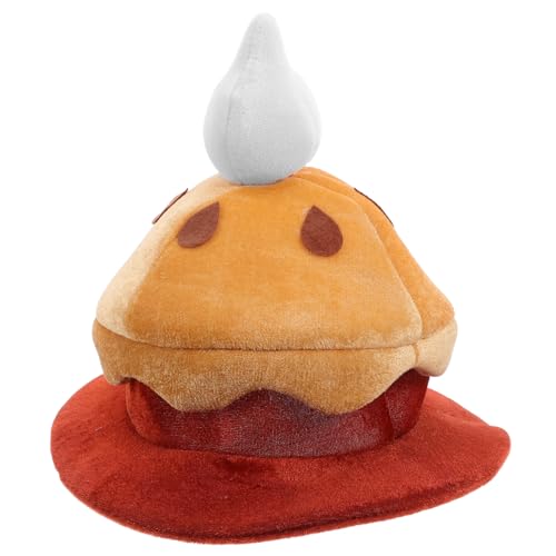 NOLITOY Halloween Kürbis-kuchen Mütze Lustiges Rundes Party-accessoire aus Weichem Plüsch für Erwachsene und Jugendliche Wiederverwendbarer Food-style Kopfschmuck für Halloween Weihnachten NOLITOY Halloween Kürbis-kuchen Mütze Lustiges Rundes Party-accessoire aus Weichem Plüsch für Erwachsene und Jugendliche Wiederverwendbarer Food-style Kopfschmuck für Halloween Weihnachten von NOLITOY