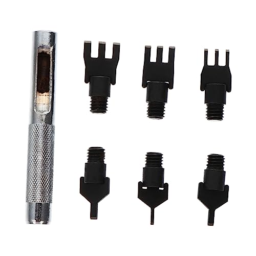 NOLITOY Handgefertigte Lochstanzer für Leder Prong Locheisen Set für DIY Lederverarbeitung Hochwertiges Werkzeug für Gürtel und Geldbörsen NOLITOY Handgefertigte Lochstanzer für Leder Prong Locheisen Set für DIY Lederverarbeitung Hochwertiges Werkzeug für Gürtel und Geldbörsen von NOLITOY