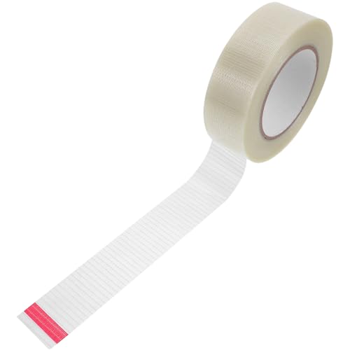 NOLITOY Hochklebendes Glasfaserband Hitzebeständig Reißfest Verstärktes Montagetape für Abdichtung Verpackung und Reparaturen Vielseitig Einsetzbar Langlebig von NOLITOY