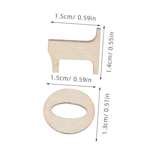 NOLITOY Holzbuchstaben und Zahlen Set Teilig aus Unbehandeltem Naturholz Kleine Buchstaben und Ziffern für DIY Bastelprojekte Frühes Lernen und Kinderförderung Sicher und Glatt für Schule von NOLITOY