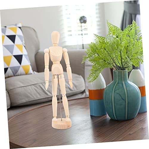 NOLITOY Holzfigur mit Flexiblen Gelenken Bewegliches Künstlermodell zum Zeichnen und Malen Elegantes Holzdesign Vielseitig als Deko und Kinderspielzeug Inkl Ständer NOLITOY Holzfigur mit Flexiblen Gelenken Bewegliches Künstlermodell zum Zeichnen und Malen Elegantes Holzdesign Vielseitig als Deko und Kinderspielzeug Inkl Ständer von NOLITOY