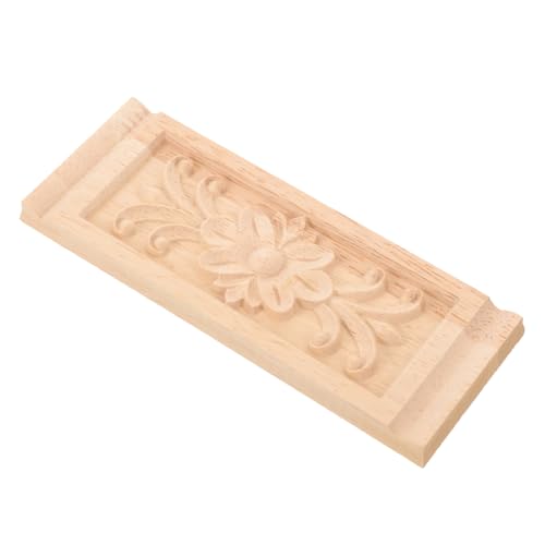 NOLITOY Holzornament Möbelapplikation Geschnitzte Holzverzierung Cabinet Door Applique Vintage Möbeldeko mit Feiner Musterverzierung für Schrank und Tür NOLITOY Holzornament Möbelapplikation Geschnitzte Holzverzierung Cabinet Door Applique Vintage Möbeldeko mit Feiner Musterverzierung für Schrank und Tür von NOLITOY