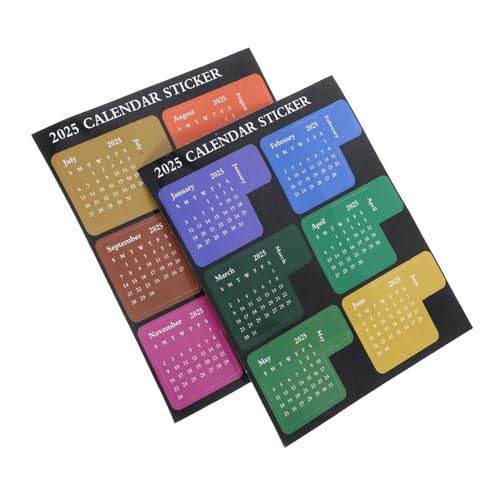 NOLITOY Kalender Aufkleber Satz Selbstklebende Monatsindex Tabs für Planer 2025 Notizblock Kalender Aufkleber Praktische Buchregisterkarten Selbstgemacht Organisation NOLITOY Kalender Aufkleber Satz Selbstklebende Monatsindex Tabs für Planer 2025 Notizblock Kalender Aufkleber Praktische Buchregisterkarten Selbstgemacht Organisation von NOLITOY