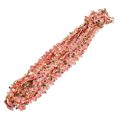 NOLITOY Kleidung Spitze Dekorative Randverkleidung Wasserlösliche Blumenstickerei für DIY Festtagsmode und Bastelbedarf Yards Blutrot von NOLITOY