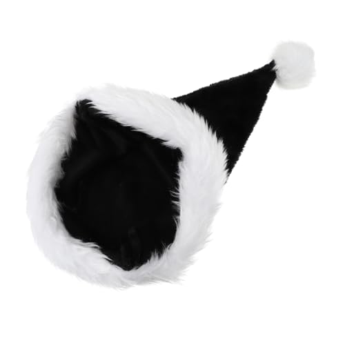 NOLITOY Kostüme Für Erwachsene Schwarze Plüschmütze Kleidung Cosplay Schneemann-hut Stoff Partyhüte Für Erwachsene von NOLITOY