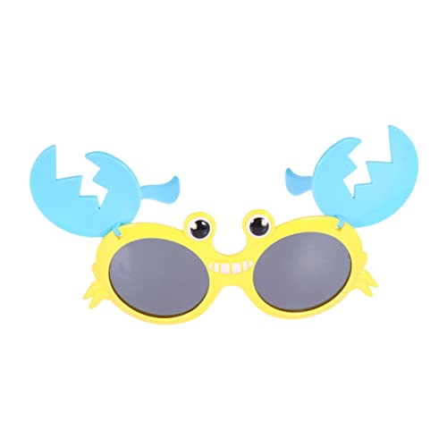 NOLITOY Krabbenbrille schnapsgläser Kostüm Brillen flippige Sonnenbrille Festival Sonnenbrille Animal Party Brille Sonnenbrille für Sommerfestbevorzugung lustige brille Gelb NOLITOY Krabbenbrille schnapsgläser Kostüm Brillen flippige Sonnenbrille Festival Sonnenbrille Animal Party Brille Sonnenbrille für Sommerfestbevorzugung lustige brille Gelb von NOLITOY