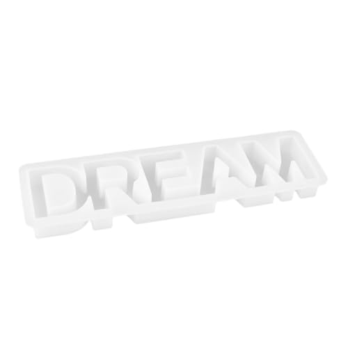 NOLITOY Kreative Silikon Gießform Buchstaben für DIY Epoxidharz Basteln Leicht Tragbar Dekor Handgemacht Geschenk für Teens und Bastelliebhaber von NOLITOY