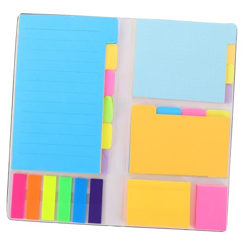 NOLITOY Kreativer Wiederverwendbarer Haftnotizblock mit Schwarzem Einband Selbstklebende Office Memo Pads in Verschiedenen Farben Rückstandsfrei Ablösbar für Notizen To do listen und NOLITOY Kreativer Wiederverwendbarer Haftnotizblock mit Schwarzem Einband Selbstklebende Office Memo Pads in Verschiedenen Farben Rückstandsfrei Ablösbar für Notizen To do listen und von NOLITOY
