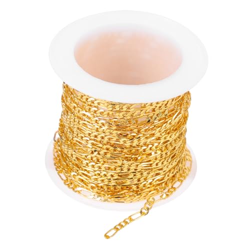 NOLITOY Kupfer DIY Schmuckkette Bastelketten Gliederkette Doppelseitig Poliert Breit Halbfertig Halskettenmaterial für Armbänder Schmuckherstellung Zubehör NOLITOY Kupfer DIY Schmuckkette Bastelketten Gliederkette Doppelseitig Poliert Breit Halbfertig Halskettenmaterial für Armbänder Schmuckherstellung Zubehör von NOLITOY