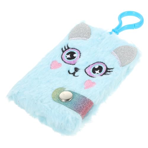 NOLITOY Kuscheliges Tragbares Notizbuch mit Niedlichem Einhorn hänger Weiche Papieroberfläche Handliches Design zum Einfachen Schreiben als Tagebuch für Schüler und Unterwegs Blau von NOLITOY