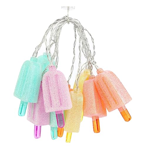 NOLITOY LED Eistüten Lichterkette Batteriebetrieben mit Bunten LED für Romantische Dekoration für Kinderzimmer Hochzeiten Geburtstagsfeiern und Sommerfeste Zufällige Farbe Zufällige Farbe NOLITOY LED Eistüten Lichterkette Batteriebetrieben mit Bunten LED für Romantische Dekoration für Kinderzimmer Hochzeiten Geburtstagsfeiern und Sommerfeste Zufällige Farbe Zufällige Farbe von NOLITOY