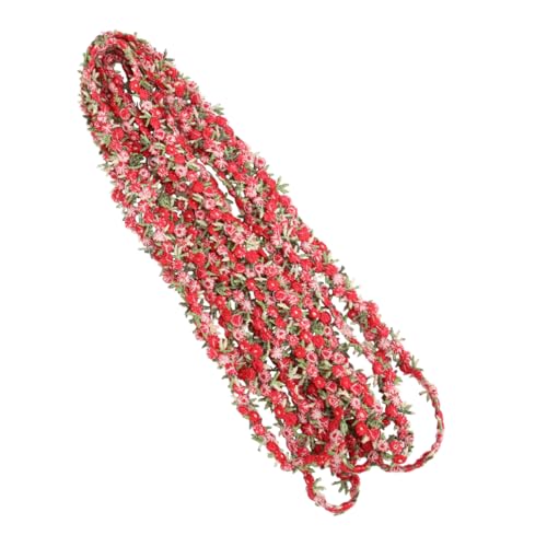 NOLITOY Lace Trim Blumiges Dekoband für Hochzeiten Diy Projekte und Näharbeiten Dunkelrot für Tischdekorationen und Mehr Kissen Blumensträuße und Bastelideen NOLITOY Lace Trim Blumiges Dekoband für Hochzeiten Diy Projekte und Näharbeiten Dunkelrot für Tischdekorationen und Mehr Kissen Blumensträuße und Bastelideen von NOLITOY