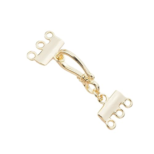NOLITOY Layered Necklace Clasps Kupferbeschichtung Strang Schmuckverbinder Trennbare Verschlüsse für DIY Halsketten Mehrstrang Verbindungselemente NOLITOY Layered Necklace Clasps Kupferbeschichtung Strang Schmuckverbinder Trennbare Verschlüsse für DIY Halsketten Mehrstrang Verbindungselemente von NOLITOY