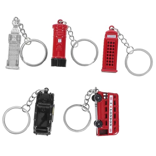 NOLITOY London Schlüsselanhänger Roter Doppeldeckerbus Telefonzelle Briefkasten Taxi Einzigartige Britische Souvenirs Perfekte Dekoration Für Weihnachten NOLITOY London Schlüsselanhänger Roter Doppeldeckerbus Telefonzelle Briefkasten Taxi Einzigartige Britische Souvenirs Perfekte Dekoration Für Weihnachten von NOLITOY