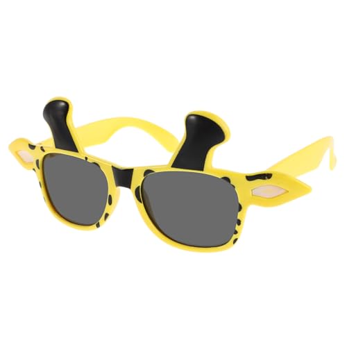 NOLITOY Lustige Gelbe Giraffen kostümbrille für Leichte Partybrille Tierkostüm accessoire für Geburtstagsfeiern Dschungel Faschingskostüme und Mottopartys NOLITOY Lustige Gelbe Giraffen kostümbrille für Leichte Partybrille Tierkostüm accessoire für Geburtstagsfeiern Dschungel Faschingskostüme und Mottopartys von NOLITOY