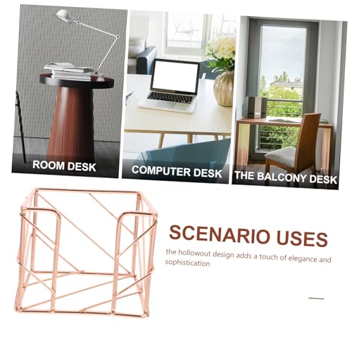 NOLITOY Metall Memohalter mit Elegantem Hohldesign aus Robustem Eisen Kompakte Notizzettelbox für Schreibtisch Stilvolles Büro Zubehör zur Aufbewahrung von Notizzetteln für Home Office NOLITOY Metall Memohalter mit Elegantem Hohldesign aus Robustem Eisen Kompakte Notizzettelbox für Schreibtisch Stilvolles Büro Zubehör zur Aufbewahrung von Notizzetteln für Home Office von NOLITOY