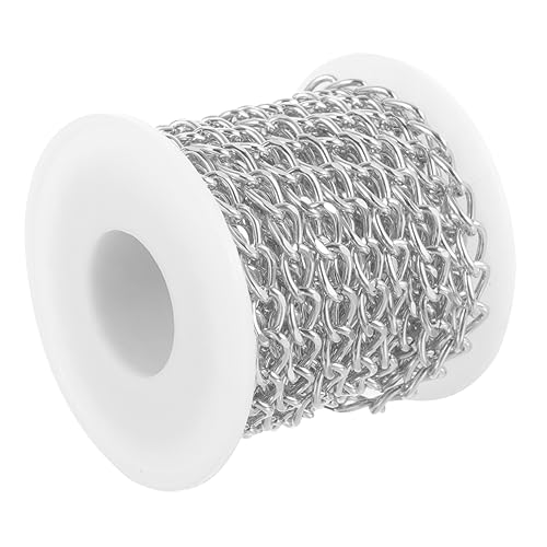 NOLITOY Metallkette für DIY Schmuckherstellung Hochwertige Glatte Schmuckkette Metall für und Armbänder für Kreative Bastelprojekte und NOLITOY Metallkette für DIY Schmuckherstellung Hochwertige Glatte Schmuckkette Metall für und Armbänder für Kreative Bastelprojekte und von NOLITOY