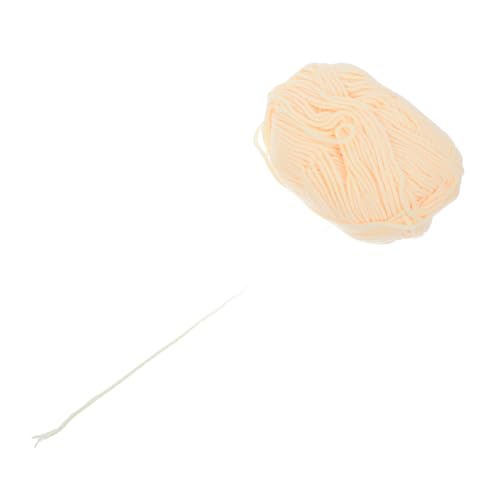 NOLITOY Milch Baumwolle Garn Handgewebtes Strickgarn für Pullover Mützen und Schals Warmes Weiches DIY Häkelgarn Beige Gelb für Kreative Projekte NOLITOY Milch Baumwolle Garn Handgewebtes Strickgarn für Pullover Mützen und Schals Warmes Weiches DIY Häkelgarn Beige Gelb für Kreative Projekte von NOLITOY