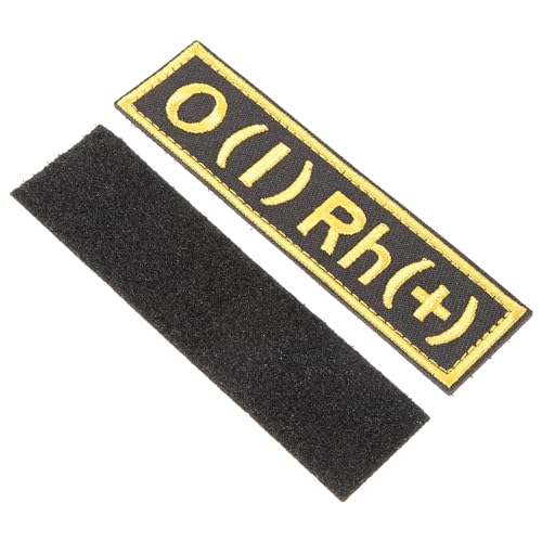 NOLITOY Militärische Blutgruppen-patches Militärischer Blutgruppen-patch Blutgruppen-identifikationspflaster O Positiv Blutgruppen-patch Für Den Rucksack Polyester Russland Empfindlich von NOLITOY
