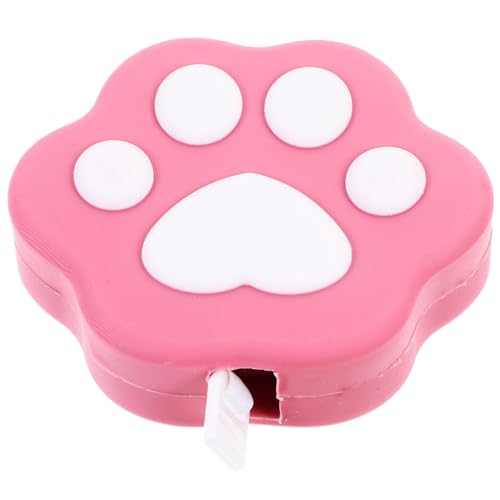 NOLITOY Mini Maßband mit Katzenpfoten design Flexibles Tragbares Maßband Geeignet für Taillen Hüftmessung Langlebiges Praktisches Süßes Geschenk für Frauen Zufällige Farbe Zufällige Farbe von NOLITOY