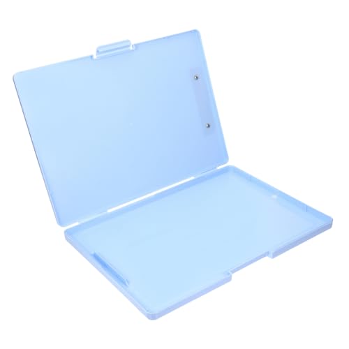 NOLITOY Multi Use Dokumentenmappe mit Clip Tragbare Aufbewahrungsbox für Karten Ausweise und Kleine Gegenstände für Zuhause Schule und Büro von NOLITOY