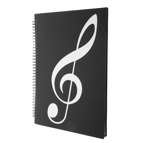 NOLITOY Musiknotenordner Spiralordner Fächer Notenmappe Silber Schwarz für Musiker Büro Schüler Dokumenten Organizer NOLITOY Musiknotenordner Spiralordner Fächer Notenmappe Silber Schwarz für Musiker Büro Schüler Dokumenten Organizer von NOLITOY