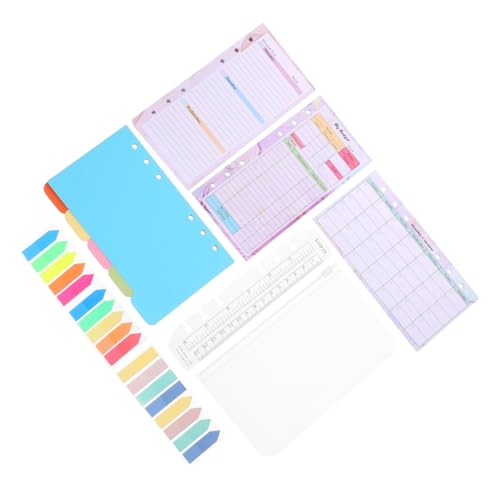 NOLITOY Nachfüllpapier für Ringbuch Flexible Liniertes Loose leaf Papier Langlebige Einlagen für Tagesplaner Budget und Wochenplan Geeignet für Schule Büro und Reise Farbiges NOLITOY Nachfüllpapier für Ringbuch Flexible Liniertes Loose leaf Papier Langlebige Einlagen für Tagesplaner Budget und Wochenplan Geeignet für Schule Büro und Reise Farbiges von NOLITOY