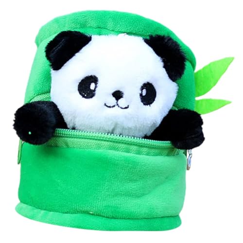 NOLITOY Niedlicher Panda Schlüsselanhänger mit Design Weiches Cartoon Plüschtier Dekorativer Taschenanhänger für Rucksack Handtasche Koffer Langlebig und Angenehm von NOLITOY