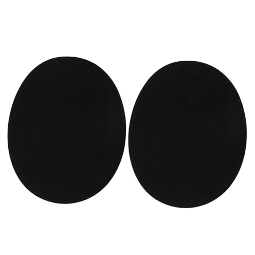 NOLITOY Ovaler Bügelpatch für Kleidung Dekorative Aufnäher für Anzug Jacke Pullover und Sweater Strapazierfähige Ellbogen und Knieapplikation zum Aufbügeln und Nähen Schwarz NOLITOY Ovaler Bügelpatch für Kleidung Dekorative Aufnäher für Anzug Jacke Pullover und Sweater Strapazierfähige Ellbogen und Knieapplikation zum Aufbügeln und Nähen Schwarz von NOLITOY