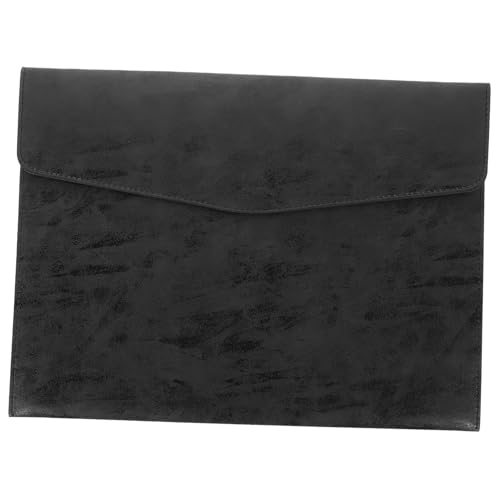 NOLITOY PU Dokumententasche mit Druckknopfverschluss Großer Kapazität Aktenhalter für Büro und Schule Wasserabweisender Organizer für Dokumente Platzsparender Reise Aufbewahrungsordner NOLITOY PU Dokumententasche mit Druckknopfverschluss Großer Kapazität Aktenhalter für Büro und Schule Wasserabweisender Organizer für Dokumente Platzsparender Reise Aufbewahrungsordner von NOLITOY