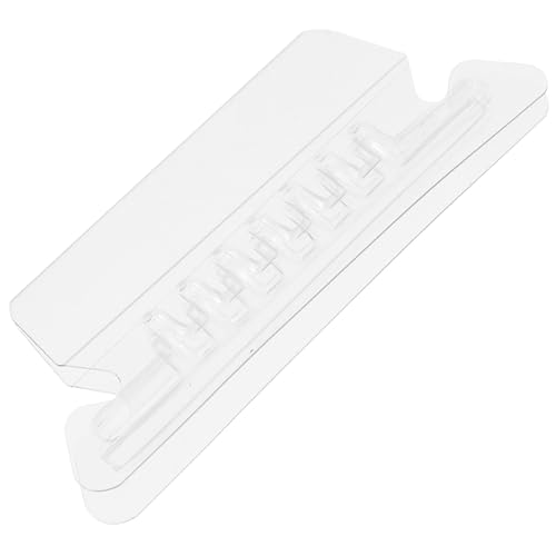 NOLITOY PVC Hängeregisterkarten Transparent Farbiges mit Einlegern Aktenordner Etiketten für Kleine Hängemappen zur Schnellen Dateiübersicht und Geordneter Ablage von NOLITOY