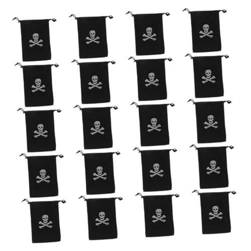 NOLITOY Piraten Loot Bags Mit Kordelzug Schädel Design Piratengeschenktüten Für Süßigkeiten Kindergeburtstag Halloween Partyzubehör Für Reise Accessoires NOLITOY Piraten Loot Bags Mit Kordelzug Schädel Design Piratengeschenktüten Für Süßigkeiten Kindergeburtstag Halloween Partyzubehör Für Reise Accessoires von NOLITOY