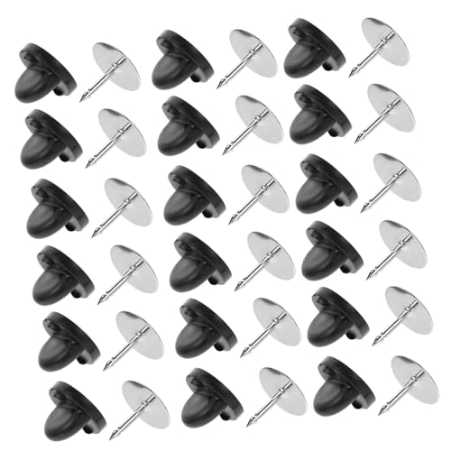 NOLITOY Professionelle Schwarze Broschennadeln Verschleißfest Vielseitig für Anstecknadeln DIY Schmuck Flachstifte Reverspins für Bastelprojekte und Zubehör NOLITOY Professionelle Schwarze Broschennadeln Verschleißfest Vielseitig für Anstecknadeln DIY Schmuck Flachstifte Reverspins für Bastelprojekte und Zubehör von NOLITOY