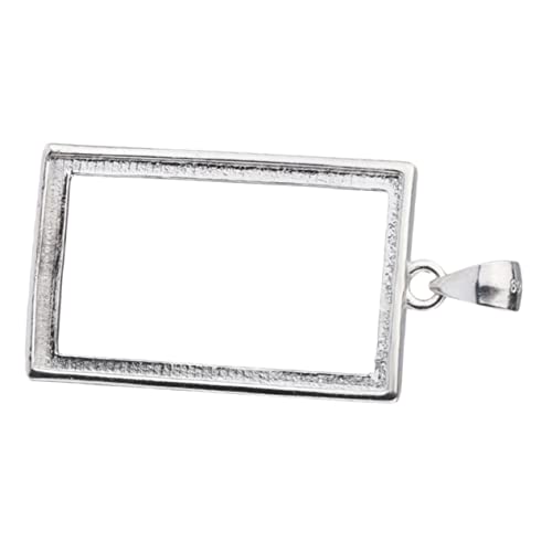 NOLITOY Quadratischer Leerer Anhänger Lünette Sterling Schlüssel Zur Schmuckherstellung Gold Leerzeichen Rahmen Leere Einfassungsfächer Leere Zauber Schmuckanhänger Diy -harzzubehör Silber NOLITOY Quadratischer Leerer Anhänger Lünette Sterling Schlüssel Zur Schmuckherstellung Gold Leerzeichen Rahmen Leere Einfassungsfächer Leere Zauber Schmuckanhänger Diy -harzzubehör Silber von NOLITOY