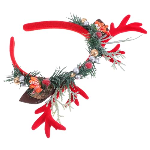 NOLITOY Rentiergeweih-stirnband: Entzückender Haarreif mit Hirschgeweih für Weihnachtsfeiern, Partygeschenke, Urlaubsfotoautomaten – Bequemes Haar-accessoire für Die Feiertage NOLITOY Rentiergeweih-stirnband: Entzückender Haarreif mit Hirschgeweih für Weihnachtsfeiern, Partygeschenke, Urlaubsfotoautomaten – Bequemes Haar-accessoire für Die Feiertage von NOLITOY