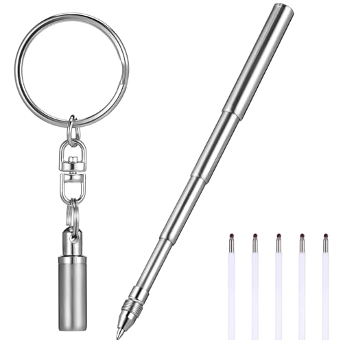 NOLITOY Retractable Mini Kugelschreiber aus Tragbarer Schlüsselanhänger Stift mit Nachfüllbaren Tinten für Schreibgerät für Büro und Freizeit NOLITOY Retractable Mini Kugelschreiber aus Tragbarer Schlüsselanhänger Stift mit Nachfüllbaren Tinten für Schreibgerät für Büro und Freizeit von NOLITOY