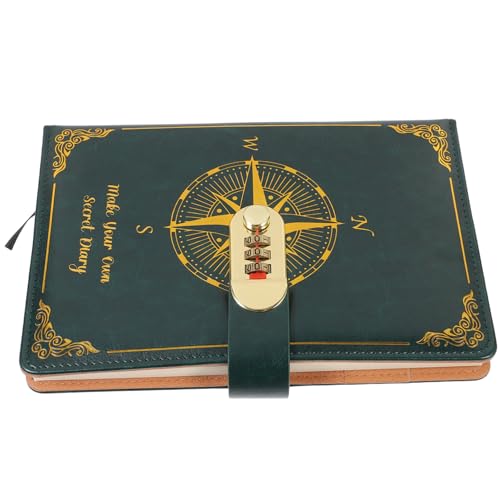 NOLITOY Retro Notizbuch mit Zahlenschloss Tragbares Reisejournal aus Dickem Sicherem Material Praktisches Tagebuch für Schüler Lehrer und Büro Vintage Scrapbook Stil Leicht und Handlich NOLITOY Retro Notizbuch mit Zahlenschloss Tragbares Reisejournal aus Dickem Sicherem Material Praktisches Tagebuch für Schüler Lehrer und Büro Vintage Scrapbook Stil Leicht und Handlich von NOLITOY